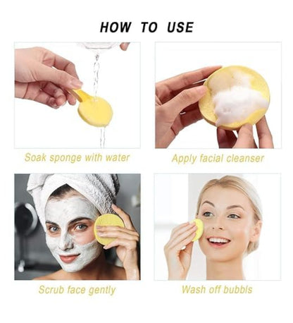 Generic Sponge Makeup Removal Sponge 12Pcs Set (Multicolor)