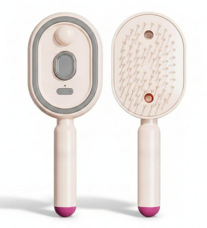 Generic Plastic Handheld Steam Hair Brush Comb (Multicolor)