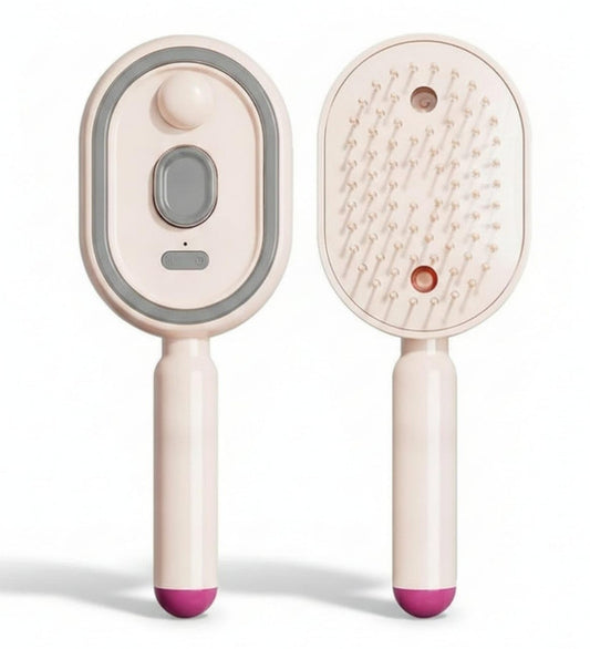 Generic Plastic Handheld Steam Hair Brush Comb (Multicolor)