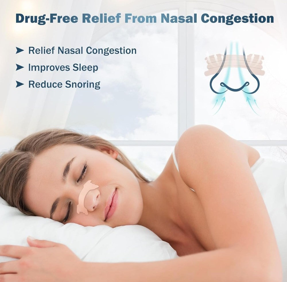 Generic Silicone Breathing Nasal Strips (Beige)