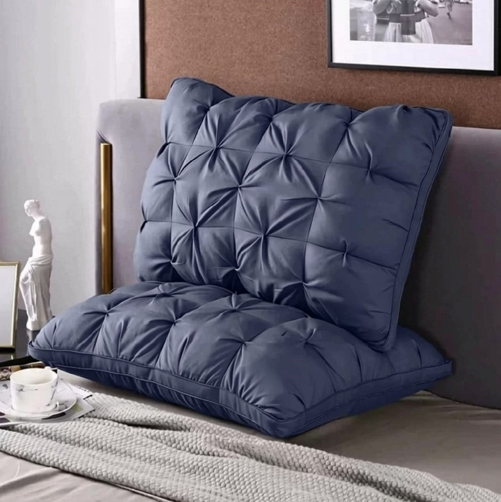 Generic Feather Luxury Hotel Collection Bed Pillow (Blue)