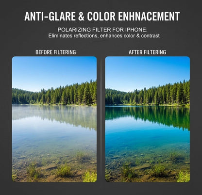 Generic Plastic Mobile Camera Filter (Black)