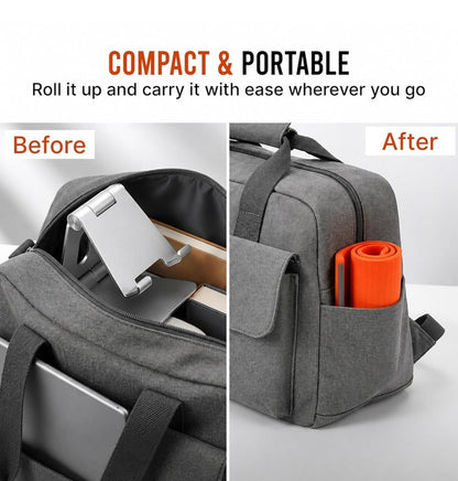 Generic Silicone Flexible Phone Holder (Orange-Black)