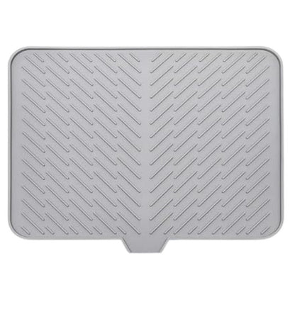 Generic Silicone Dish Drying Mat Size 14*12 Inch (Grey)