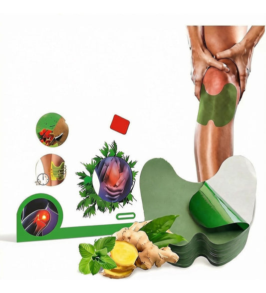 Generic Natural Fabric Knee Patch 10 Pieces Set (Green)