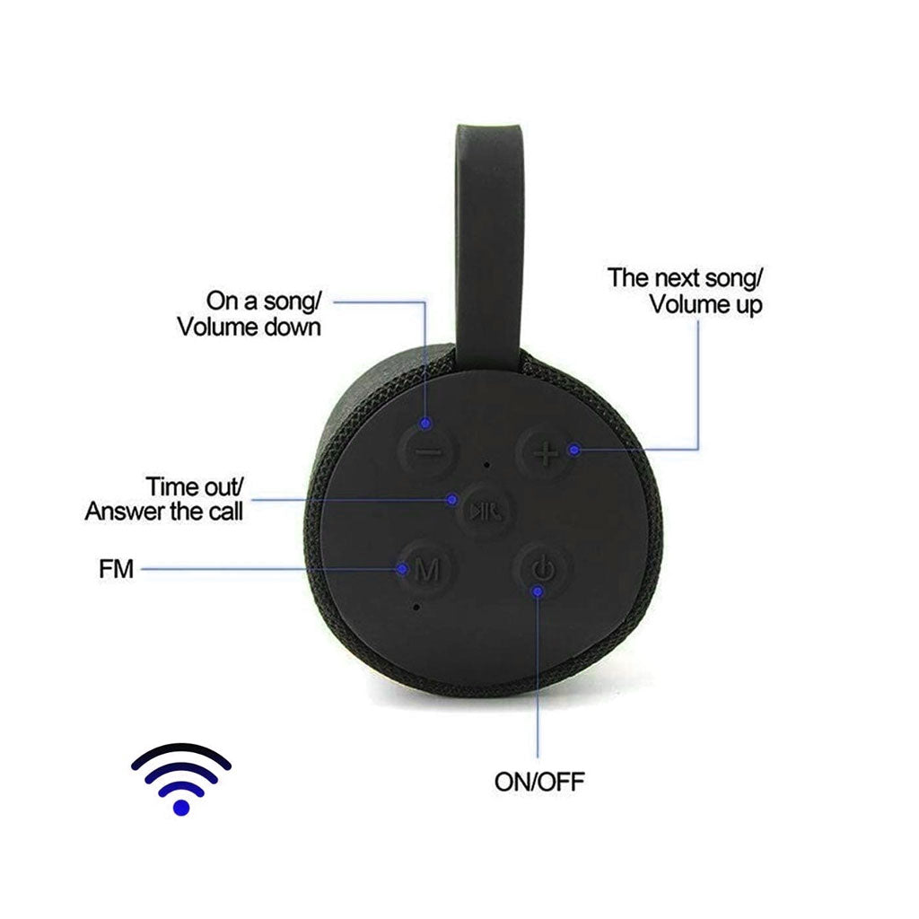 Super Bass Splashproof Wireless Bluetooth Speaker