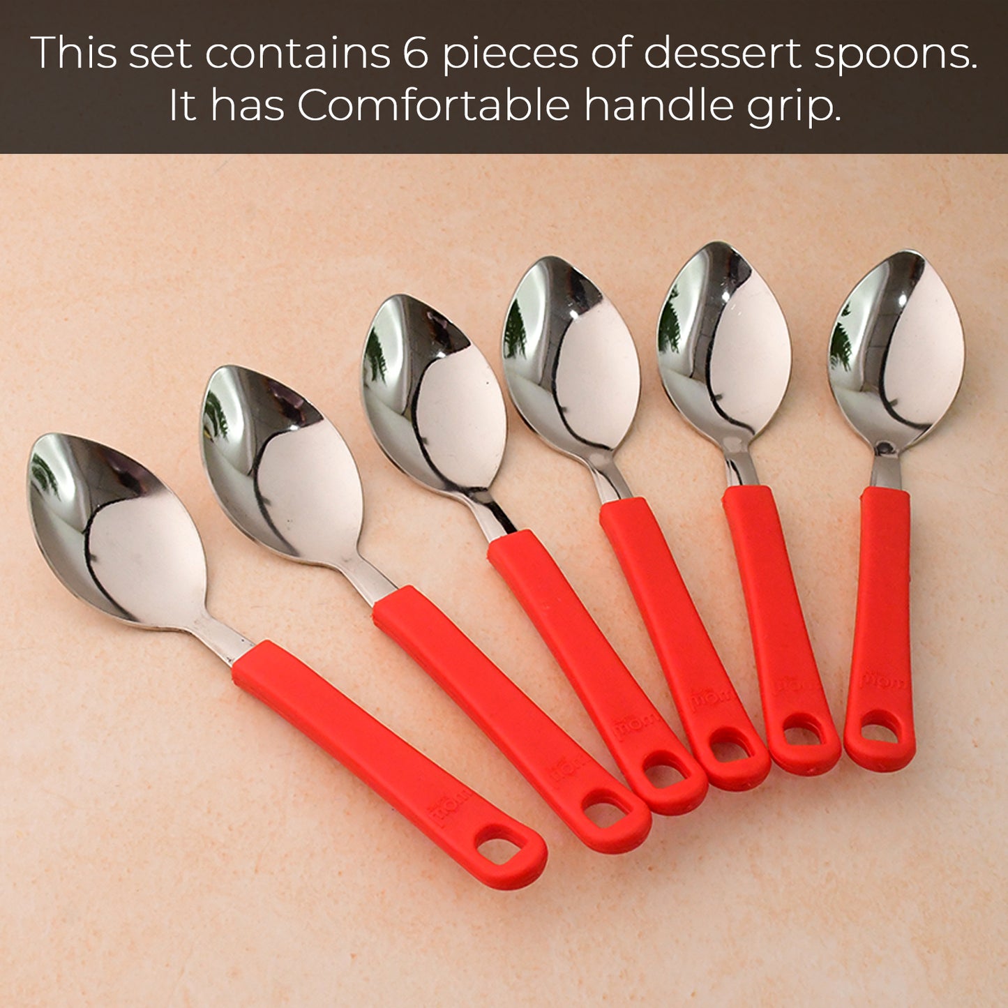 Supermom Premium Stainless Steel Table Spoon (6 Pc  Set)