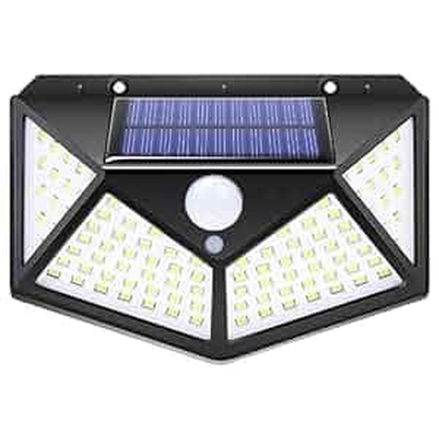 Solar Motion Sensor Wall Light with 3 Modes, 270° Wide Angle, Outdoor LED