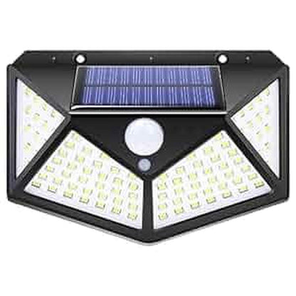 Solar Motion Sensor Wall Light with 3 Modes, 270° Wide Angle, Outdoor LED