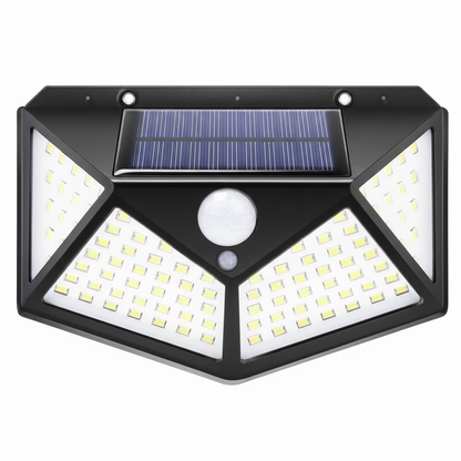 Solar Motion Sensor Wall Light with 3 Modes, 270° Wide Angle, Outdoor LED