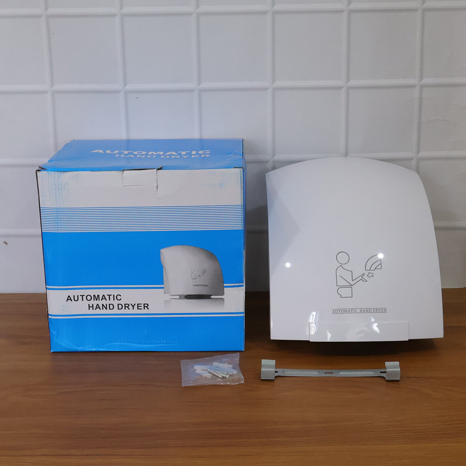 Electric Wall Mounted Automatic Sensor Hand Dryer (1 Pc)