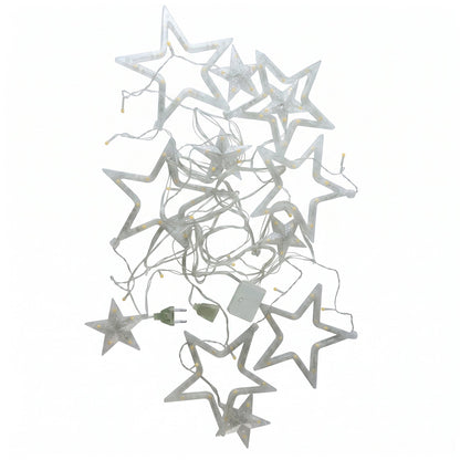 White Star Led String Light Set Warm Fairy Lights For Decoration (1 Set)