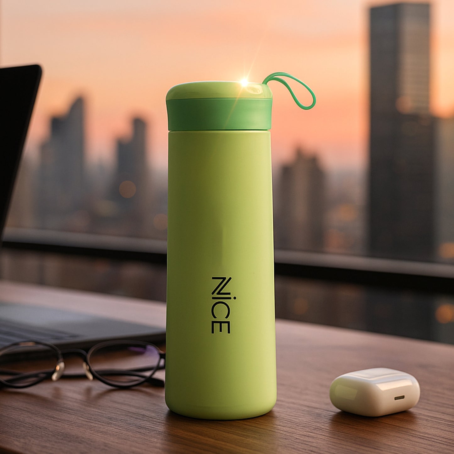 Leak-proof Plastic Vaccum Flask - (1 Pc  400ml)
