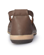 Load image into Gallery viewer, Brown Solid Synthetic Leather Sandals