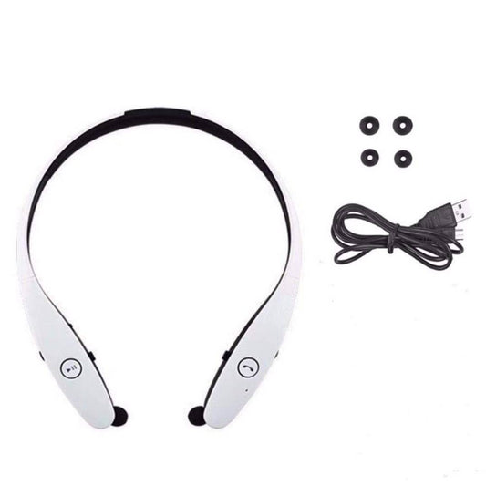 White Bluetooth wireless headphone