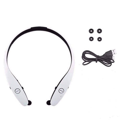 White Bluetooth wireless headphone