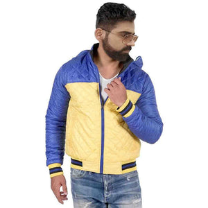 Men's Multicoloured Polyester Long Sleeves Reversible Jacket
