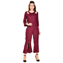 Load image into Gallery viewer, Solid Bellsleeve Jumpsuit For Women