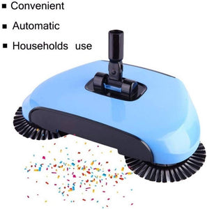 Household Hand Push Rotating Sweeping Broom, Room & Floor Sweeper Cleaner Mop