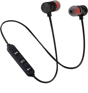 Magnetic Wireless Bluetooth Earphones Headset with Mic for Handsfree Calling for All Smartphone Devices