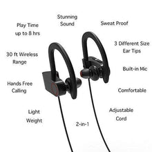 Load image into Gallery viewer, QC10S Jogger Wireless Bluetooth Headphone
