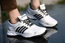 Load image into Gallery viewer, Elegant &amp; Stylish White Mesh Sports Shoes For Men