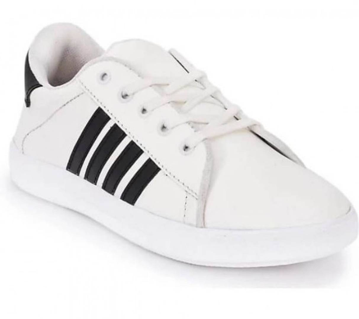 Men's White Premium Light weighted Mesh Lace Up Sport Running & gym Shoes