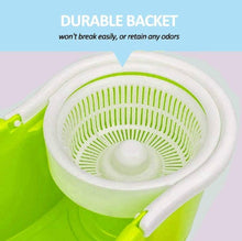 Load image into Gallery viewer, 360 Degree Spin Bucket Mop with 1 Refills for All Type of Floors