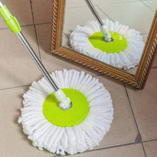 Load image into Gallery viewer, 360 Degree Spin Bucket Mop with 1 Refills for All Type of Floors