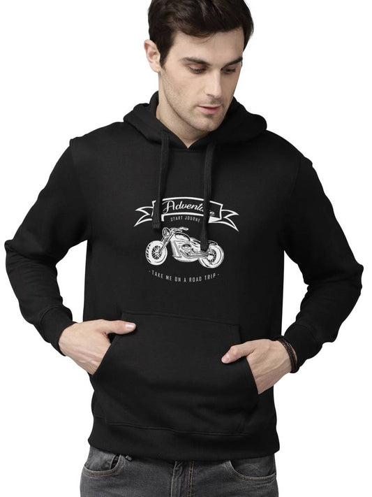 Full Sleeve BULLET Print Hooded Sweatshirt For Mens