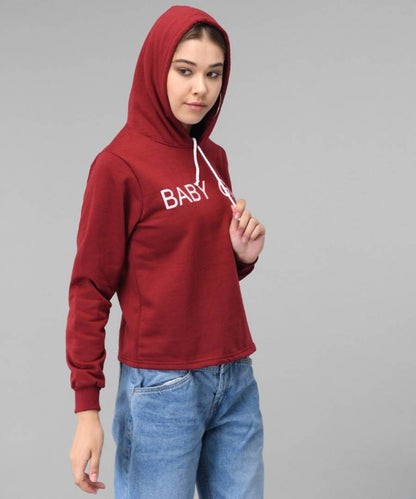 Maroon Baby Girl Sweatshirt