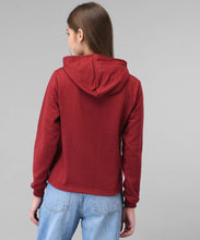 Load image into Gallery viewer, Maroon Baby Girl Sweatshirt
