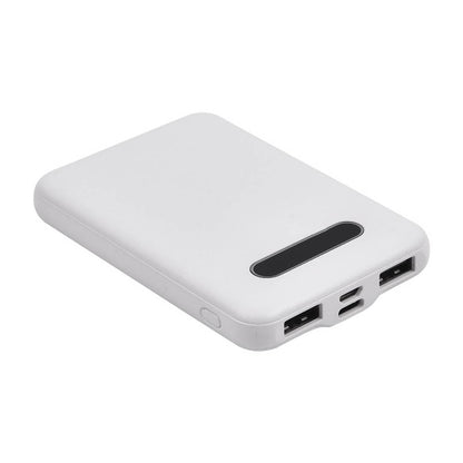 DeMetter Palm 5 Display : Slim Power Bank 5000mAh (White)
