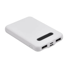 Load image into Gallery viewer, DeMetter Palm 5 Display : Slim Power Bank 5000mAh (White)