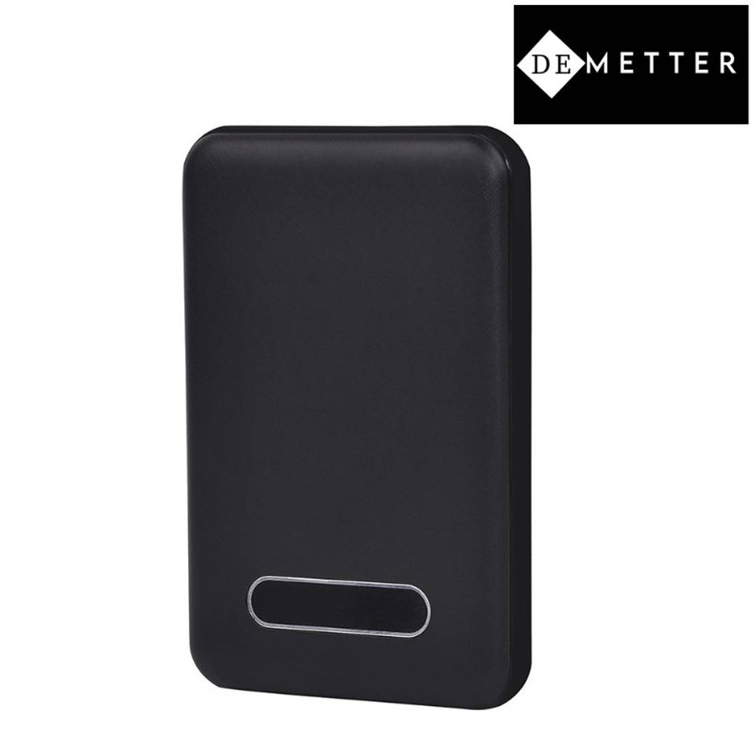 DeMetter Palm 5 Display : Slim Power Bank 5000mAh (Black)
