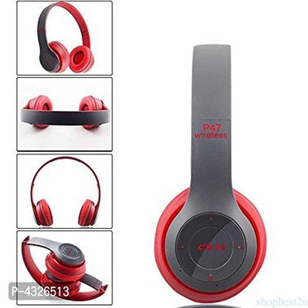 Wireless Bluetooth Sports Headphones Microphone Portable Stereo FM Headset