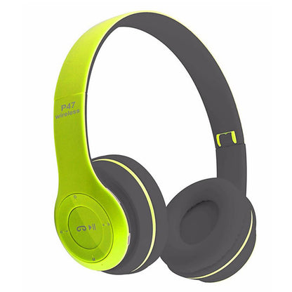 Wireless Bluetooth Headphones Microphone Portable Stereo FM Headset