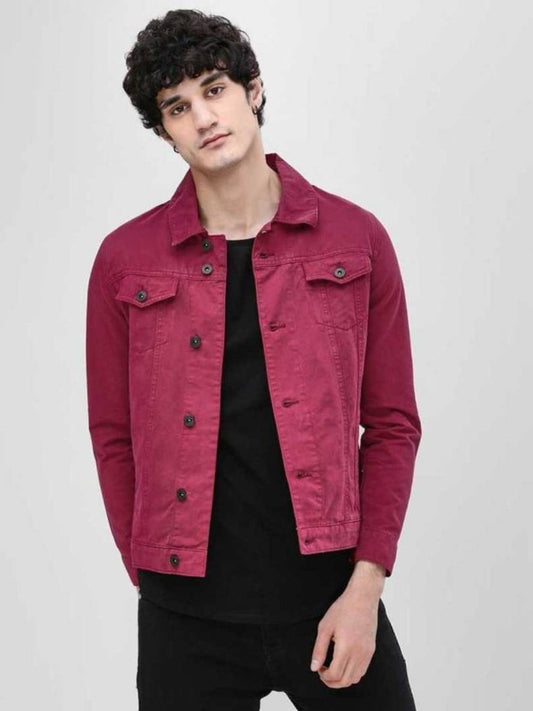 ARBIA FANKI Men Boys Full Sleeve Denim Jacket