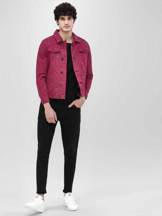 ARBIA FANKI Men Boys Full Sleeve Denim Jacket