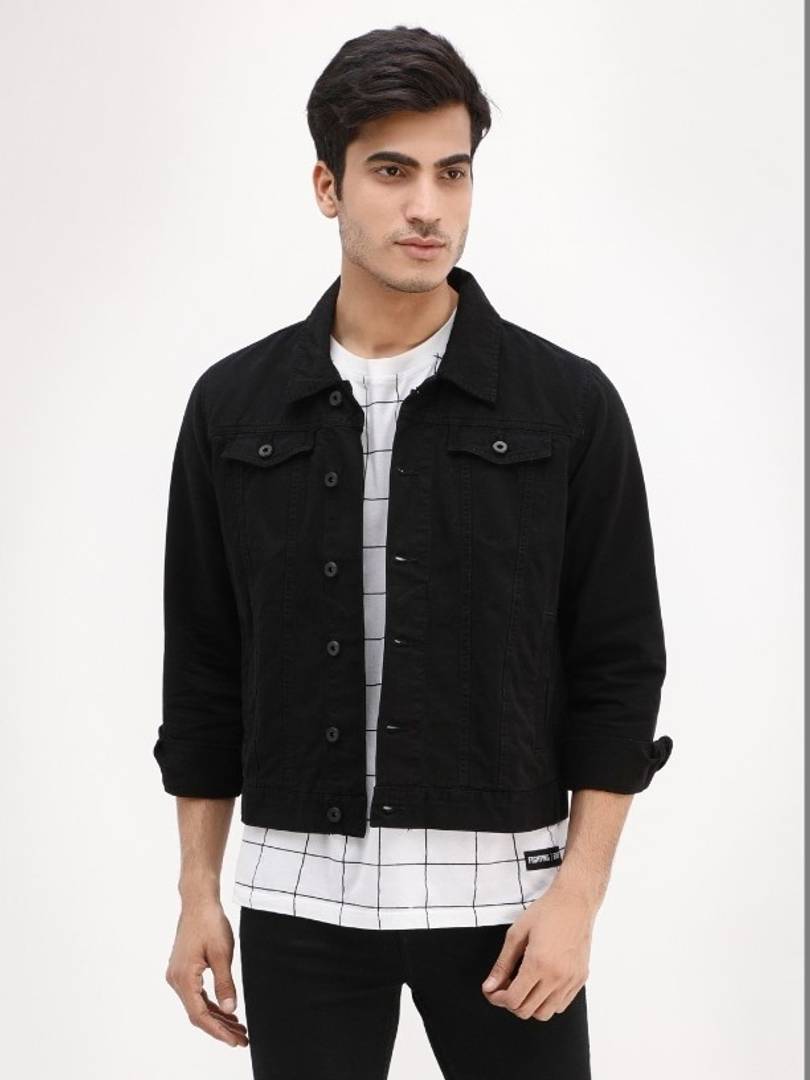 ARBIA FANKI Men Boys Full Sleeve Denim Jacket