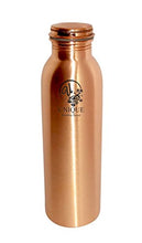 Load image into Gallery viewer, UNIQUE Export Quality, Joint Free, Leak Proof, Pure &amp; Electrified Handmade 650 ml Plain Copper Bottle :: Yoga Water Bottle for Ayurvedic Benefits