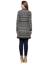 Load image into Gallery viewer, MansiCollections Monochrome Long Cardigan for Women