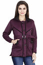 fanideaz Women's Jacket (FWWJ0001P_Purple_Medium)