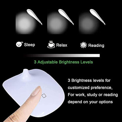 Rechargeable LED Touch On Off Switch Desk Light Lamp