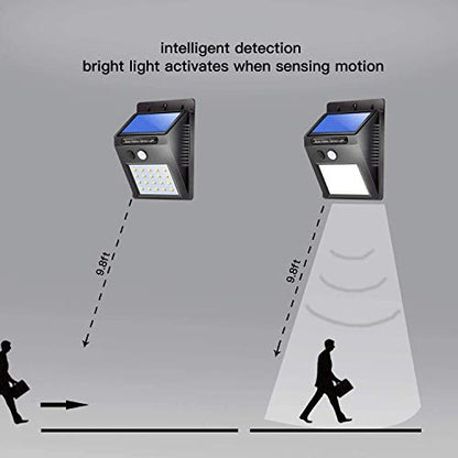 Leeonzi Natural Solar Outdoor LED Lights (Black)