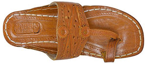 Epicshelf Brown Leather Kolapuri Mens Slippers
