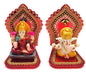 KRIWIN® Laxmi Ganesh Idols on Acrylic Stands for Home Temple, Diwali Pooja, Festive