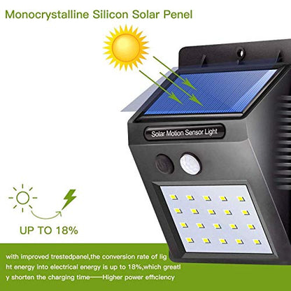Leeonzi Natural Solar Outdoor LED Lights (Black)
