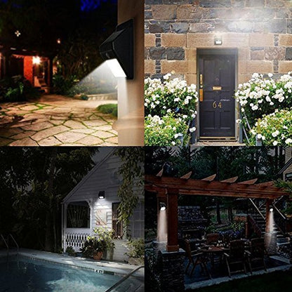 Leeonzi Natural Solar Outdoor LED Lights (Black)