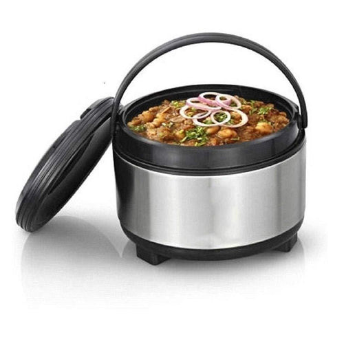 Stainless Steel Casserole Hot-Pot with handel roti 3000ml
